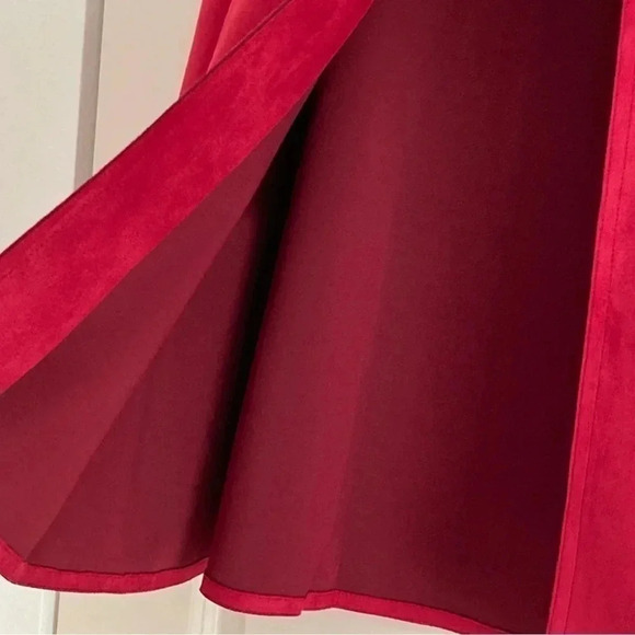 JAYLEY Red Luxury Faux Suede Jacket New One Size - Picture 9 of 9